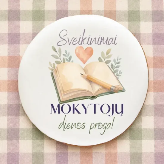 Dovanėlė mokytojui „Su Mokytojų diena!”