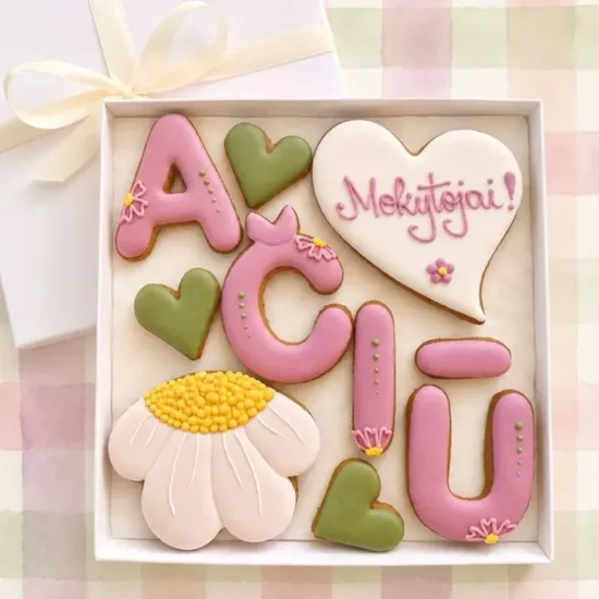 Rinkinys „Ačiū” – gėlės
