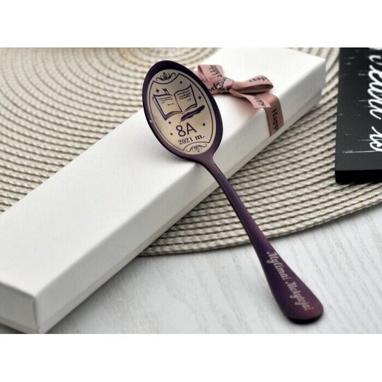 Spalvotas šaukštelis - Dovana mokytojai