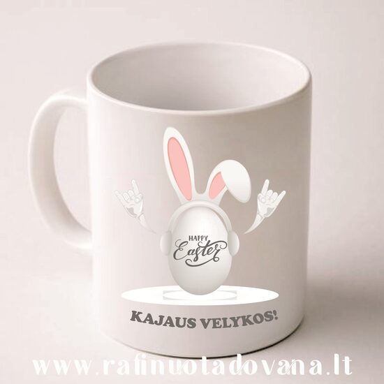 Vardinis puodelis Happy Easter
