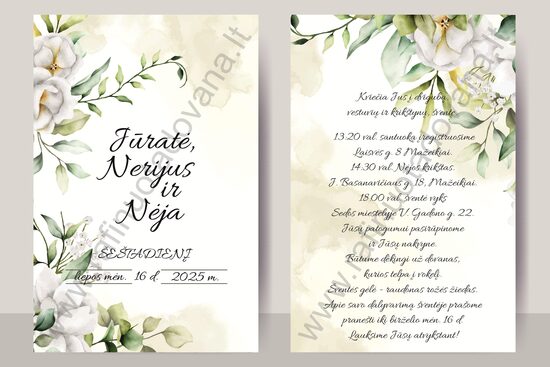 Elektroninis kvietimas Nr.11 (yra pasirinkimas ir spausdintas)