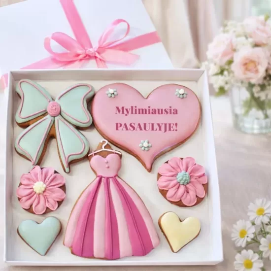 Rinkinys „Mylimiausia Mama”, 7 meduoliai dėžutėje