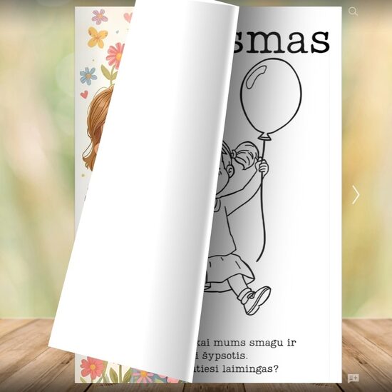 Skaitmeninė spalvinimo knygelė Kaip aš jaučiuosi (PDF, 12 puslapių)