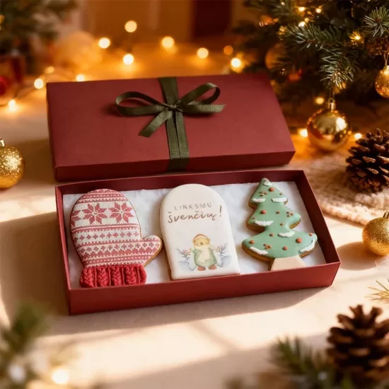 Šiltas rinkinukas, 3 meduoliai dėžutėje