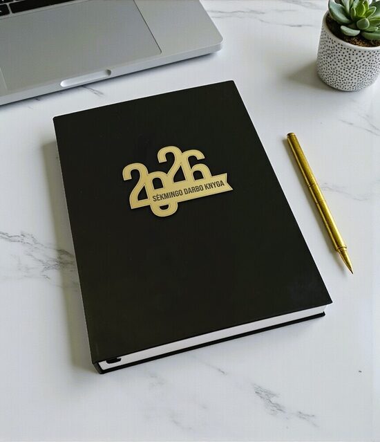 Darbo kalendorius „2026 sėkmingo darbo knyga“