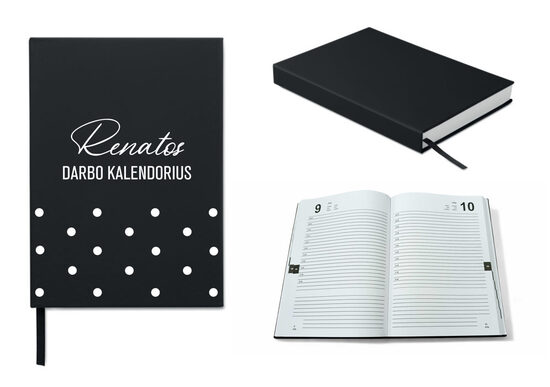 Darbo kalendorius su jūsų pasirinktu vardu