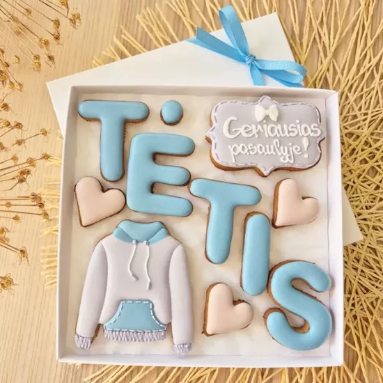 Rinkinys „Geriausias Tėtis”, 11 meduolių dėžutėje