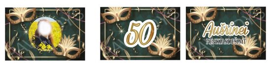 Lipdukai Degtukų dėžutei Venecijos karnavalas