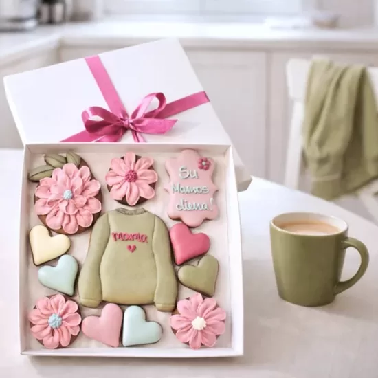 Rinkinys „Su Tavo diena – MAMA”, 12 meduolių dėžutėje