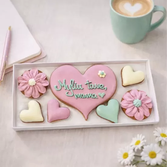 Rinkinukas „MAMA – gėlytės”, 7 meduoliai dėžutėje