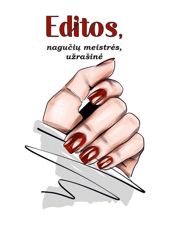 Vardinė užrašinė Nr. 4 (Su Jūsų tekstu)