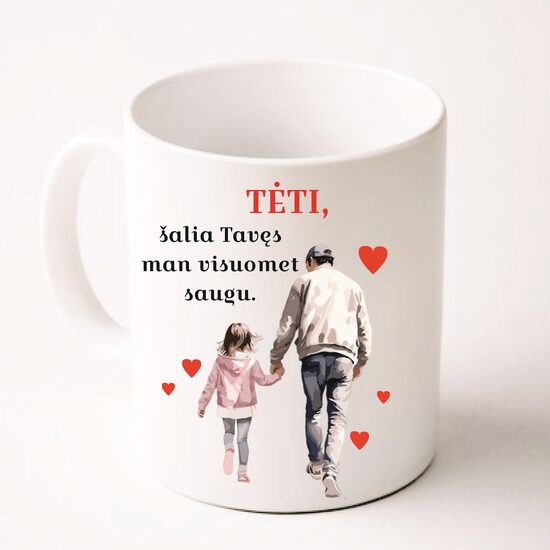 Puodelis su spauda - ...visuomet saugu Nr.1