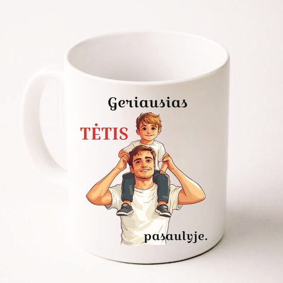 Puodelis su spauda - Geriausias...