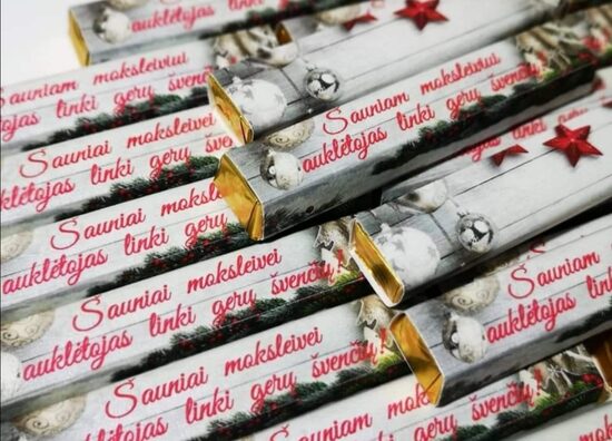 Kalėdiniai saldainiai mokiniams Nr.1