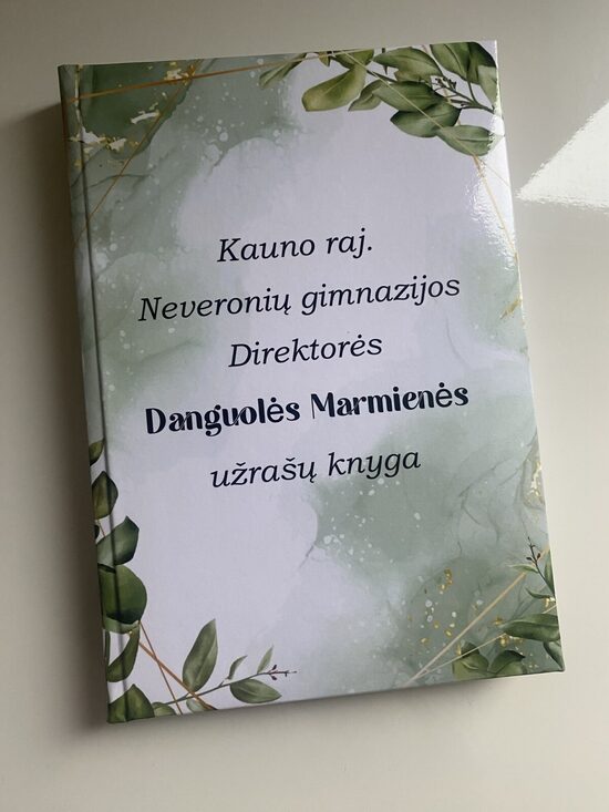 Vardinė užrašinė Nr. 1 (Su Jūsų tekstu)