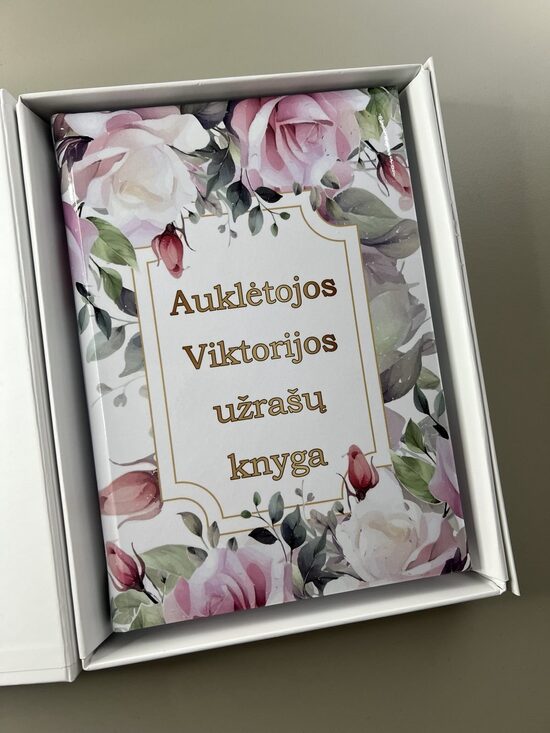 Vardinė užrašinė Nr. 2 (Su Jūsų tekstu)