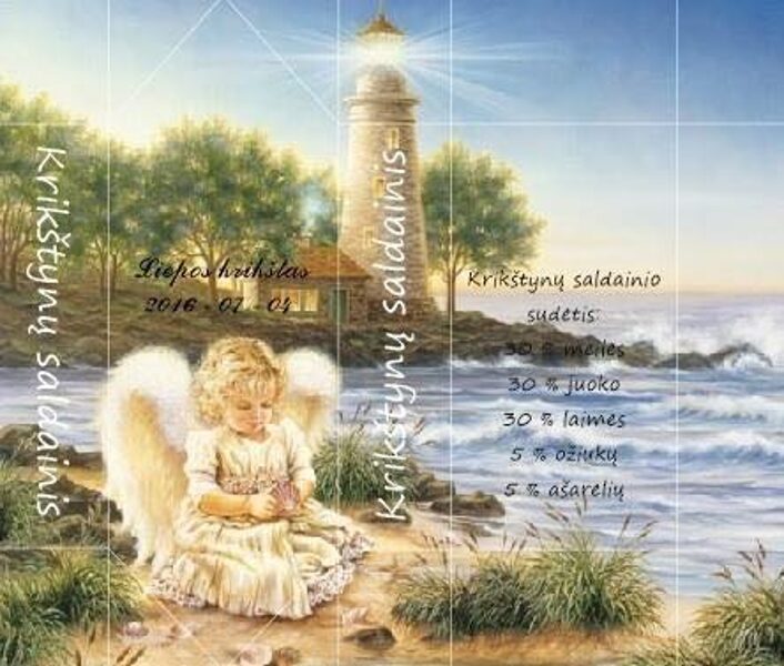 Krikštynų saldainio popierėlis Nr. 4