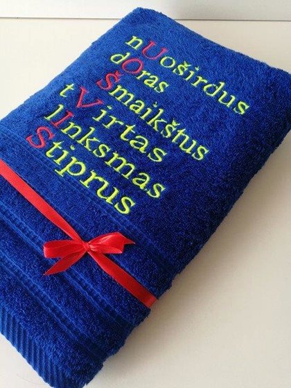Siuvinėtas rankšluostis Uošvis