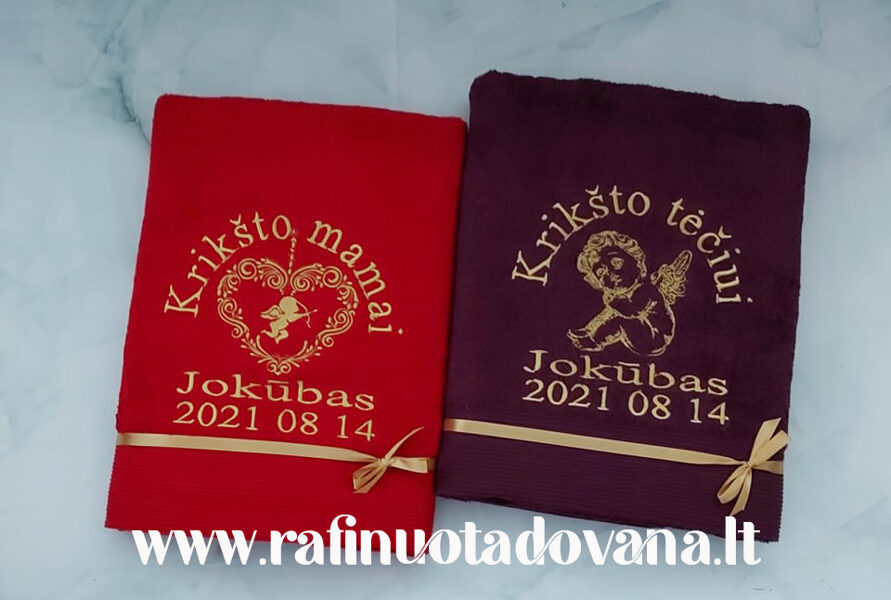 Siuvinėti rankšluosčiai (Jokūbas)