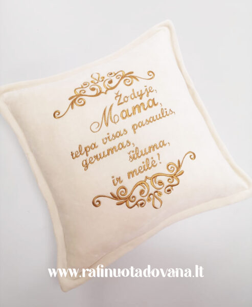 Pagalvėlė mamai (pasirinktinai)