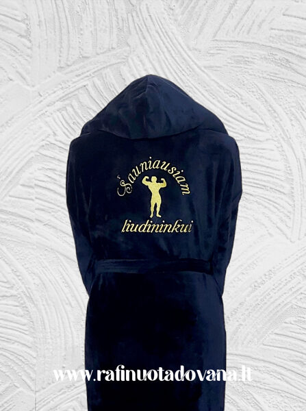 Siuvinėtas Bambuko pluošto chalatas Šauniausiam liudininkui