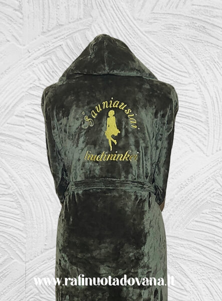 Siuvinėtas Bambuko pluošto chalatas Šauniausiai liudininkei