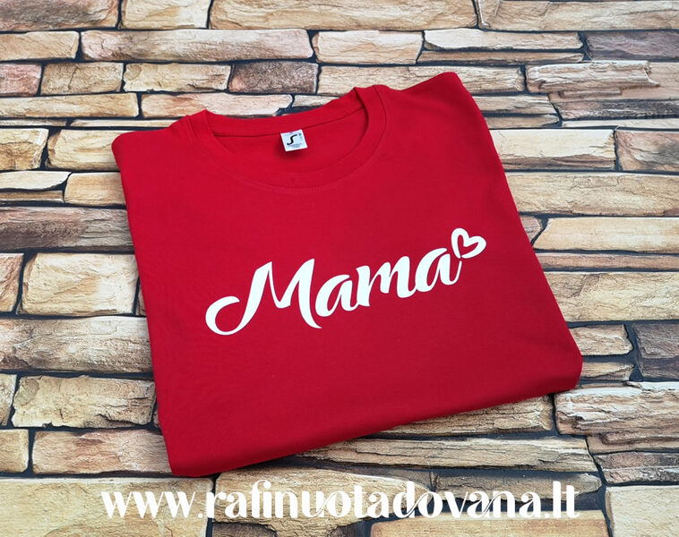 Marškinėliai - Mama (širdelė)