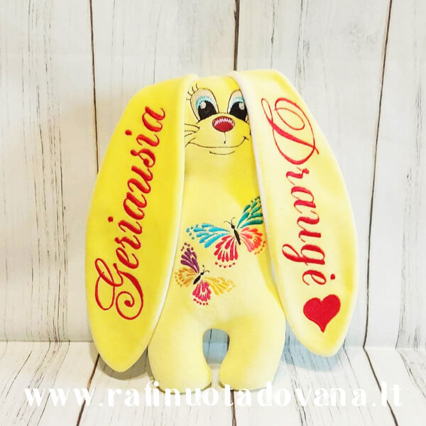 Siuvinėtas kiškutis (geriausia draugė) Nr.1