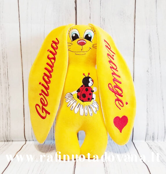 Siuvinėtas kiškutis (geriausia draugė) Nr.2