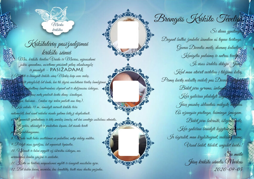 Krikštatėvių pasižadėjimai - Žvaigždėtumas