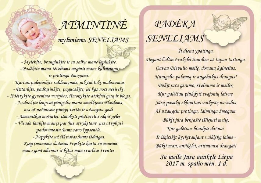 Atmintinė Seneliams - Gelsvumas