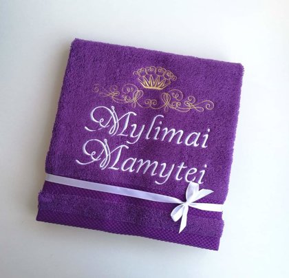 Siuvinėtas rankšluostis Mylimai Mamytei
