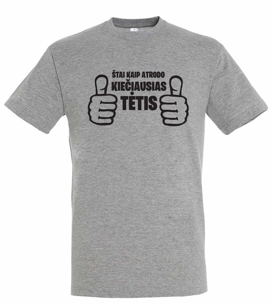 Marškinėliai Kiečiausias Tėtis Nr. 2