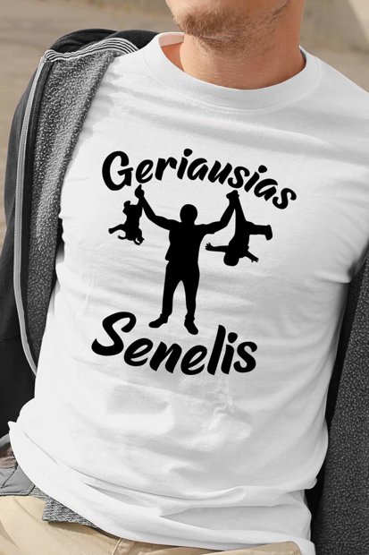 Marškinėliai - Geriausias Senelis