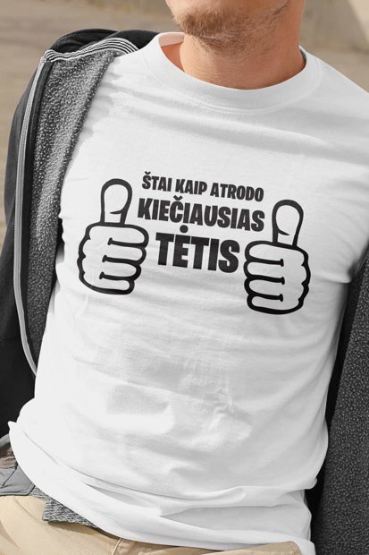 Marškinėliai Kiečiausias Tėtis