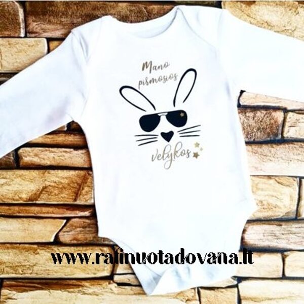 Smėlinukas Velykų zuikis su akiniais