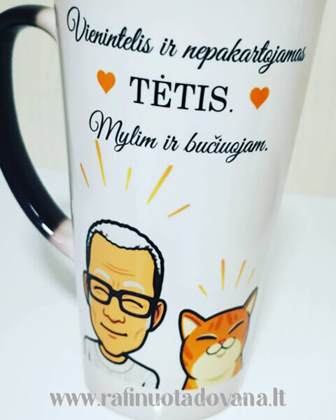 Magiškas puodelis Vienintelis Tėtis (su Jūsų tekstu)