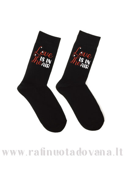 Kojinės su spauda - Love is in the air