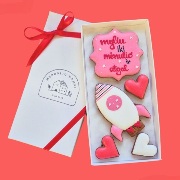 Rinkinukas „myliu iki mėnulio ir atgal”, 5 meduoliai dėžutėje