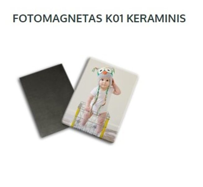 FOTOMAGNETAS K01 KERAMINIS